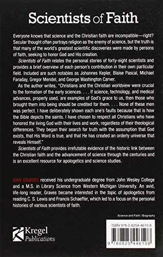 Scientists of Faith: FortyEight Biographies of Historic Scientists and Their Christian Faith,Used
