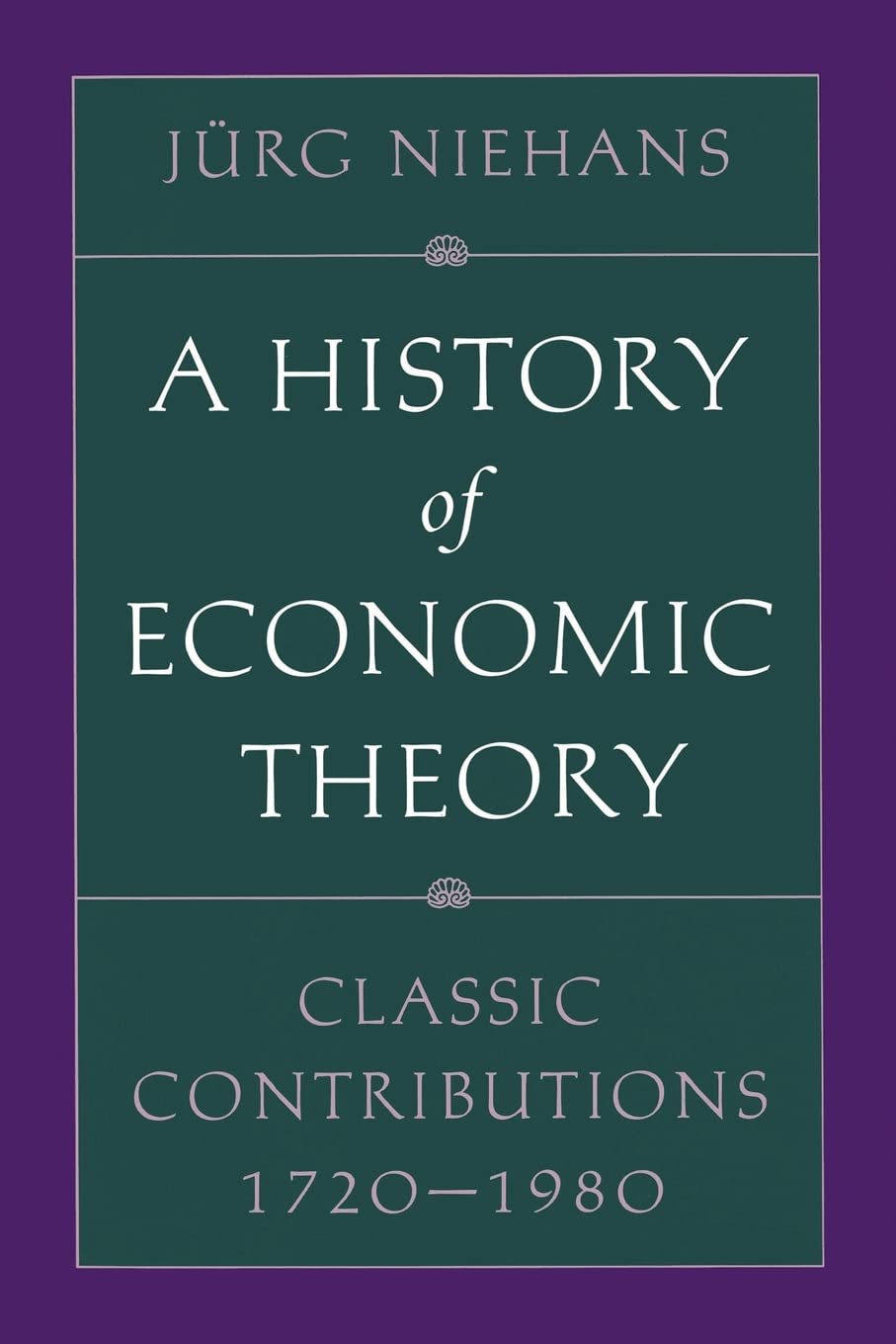 A History of Economic Theory: Classic Contributions, 17201980,Used