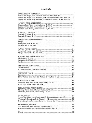 Piano Literature of the 17th, 18th and 19th Centuries, Bk 5 (Frances Clark Library for Piano Students),Used