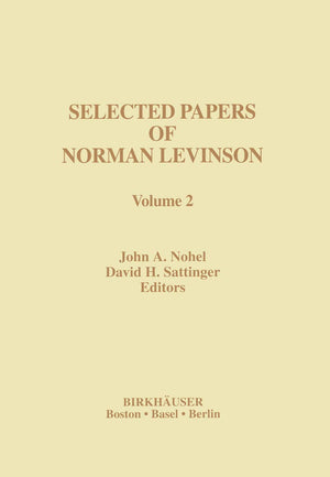 Selected Papers of Norman Levinson: Volume 2 (Contemporary Mathematicians),Used