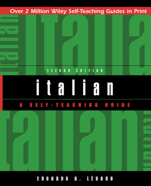 Italian: A SelfTeaching Guide, 2nd Edition,New