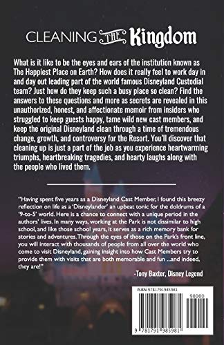 Cleaning the Kingdom: Insider Tales of Keeping Walt's Dream Spotless,Used