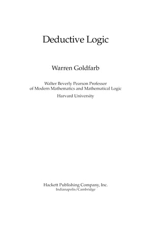 Deductive Logic,New