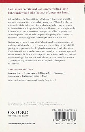 The Natural History of Selborne (Oxford World's Classics),Used