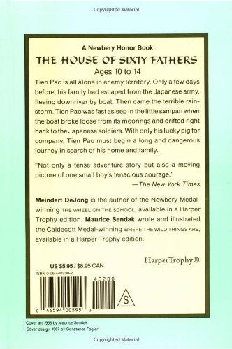 The House Of Sixty Fathers: A Newbery Honor Award Winner,Used