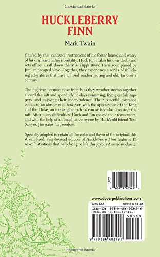 Huckleberry Finn (Dover Children'S Thrift Classics),New