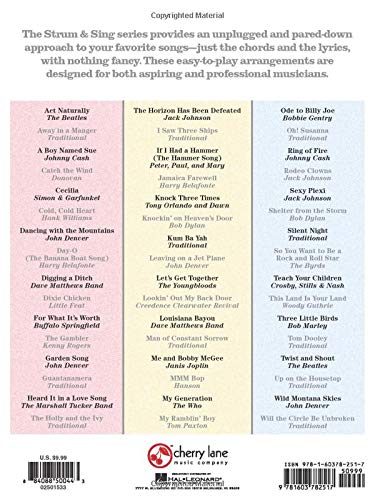 The 4 Chord Songbook: Strum & Sing Series,Used