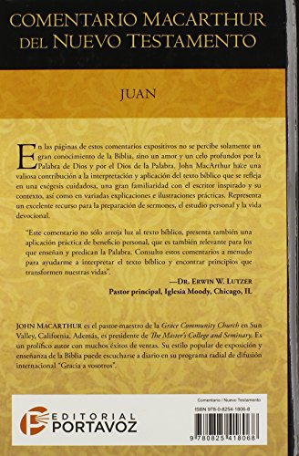 Juan (Comentario MacArthur del Nuevo Testamento) (Spanish Edition),Used
