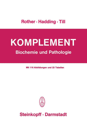 Komplement: Biochemie und Pathologie (German Edition),Used