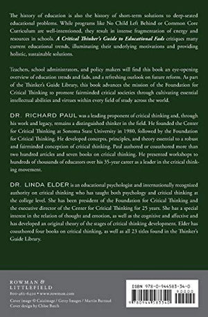 A Critical Thinker s Guide to Educational Fads: How to Get Beyond Educational Glitz and Glitter