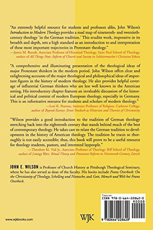 Introduction to Modern Theology: Trajectories in the German Tradition,Used