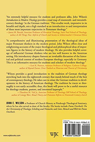 Introduction to Modern Theology: Trajectories in the German Tradition,Used