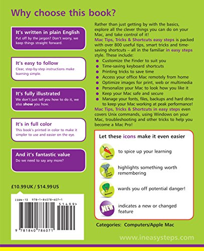 Mac Tips, Tricks & Shortcuts in easy steps,Used