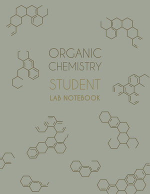 Organic Chemistry Student Lab Notebook: Hexagonal Graph Paper Notebook  1/4