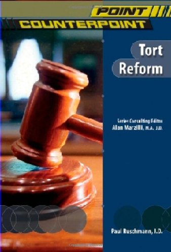 Tort Reform (Point/Counterpoint (Chelsea Hardcover)),Used