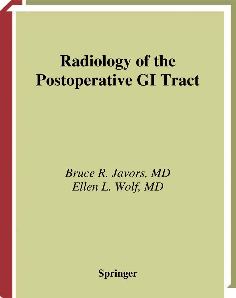 Radiology of the Postoperative GI Tract,Used