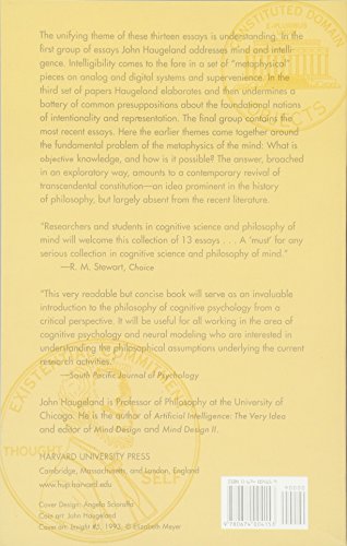 Having Thought: Essays In The Metaphysics Of Mind