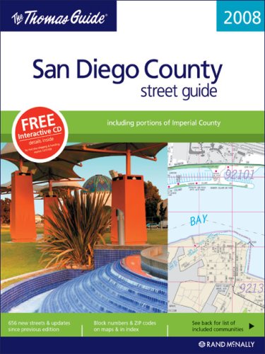 The Thomas Guide 2008 San Diego County, California: Street Guide (Thomas Guides),Used
