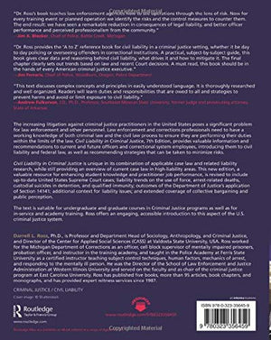Civil Liability In Criminal Justice
