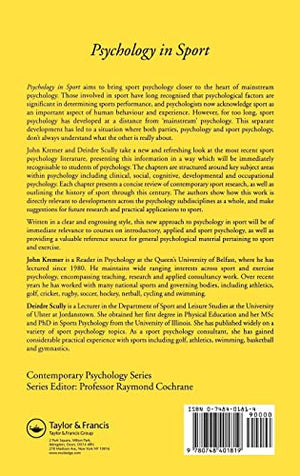 Psychology In Sport (Contemporary Psychology),Used