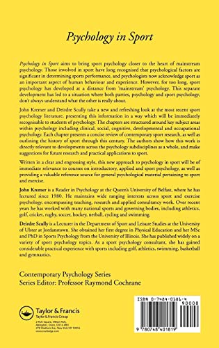 Psychology In Sport (Contemporary Psychology),Used