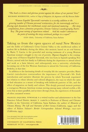 Migrant Daughter: Coming of Age as a Mexican American Woman,New