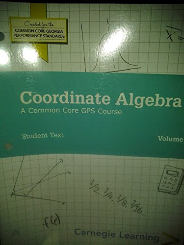 Coordinate Algebra Student Text,Used