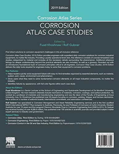 Corrosion Atlas Case Studies: 2019 Edition (Corrosion Atlas Series),Used