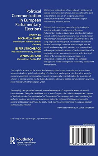 Political Communication in European Parliamentary Elections,Used