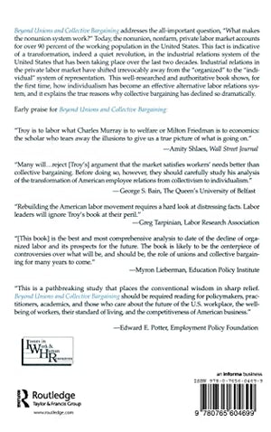 Beyond Unions and Collective Bargaining (Issues in Work and Human Resources),Used
