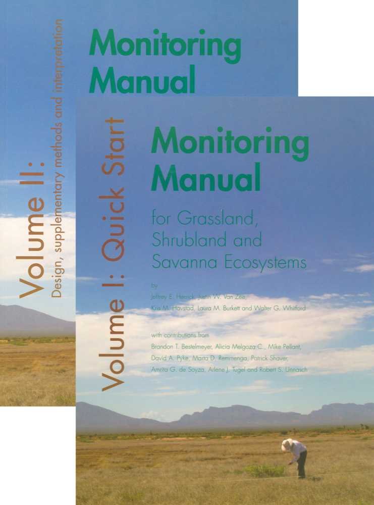 Monitoring Manual for Grassland, Shrubland and Savanna (2 Volume Set) (Volume 2),Used