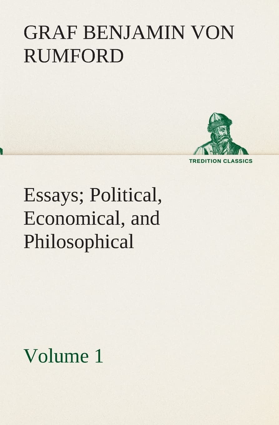 Essays Political, Economical, and Philosophical  Volume 1,Used