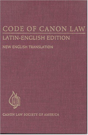 Code Of Canon Law: Latinenglish Edition, New English Translation (English And Latin Edition),Used