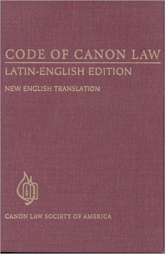 Code Of Canon Law: Latinenglish Edition, New English Translation (English And Latin Edition),Used