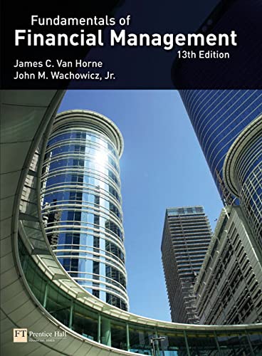 Van Horne: Fundamental_p13 (13th Edition),Used