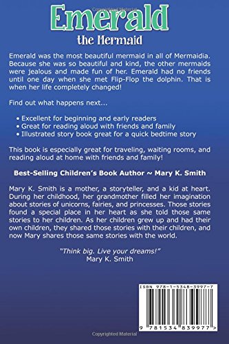 Emerald the Mermaid: Cute Fairy Tale Bedtime Story for Kids (Sunshine Reading),Used