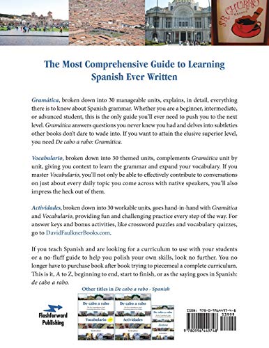 De cabo a rabo  Gramtica: The Most Comprehensive Guide to Learning Spanish Ever Written (De cabo a rabo  Spanish),Used