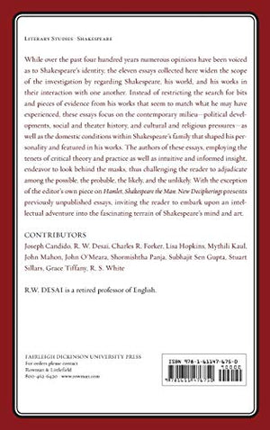 Shakespeare the Man: New Decipherings,Used