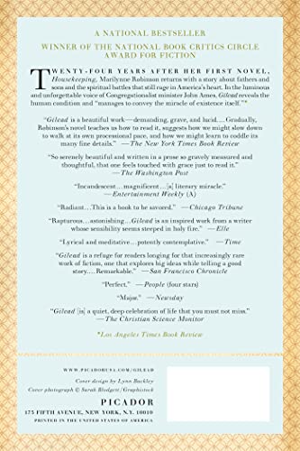Gilead (Oprah'S Book Club): A Novel,New