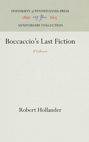 Boccaccio's Last Fiction: 
