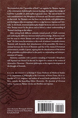 Praeambula Fidei: Thomism and the God of the Philosophers,New