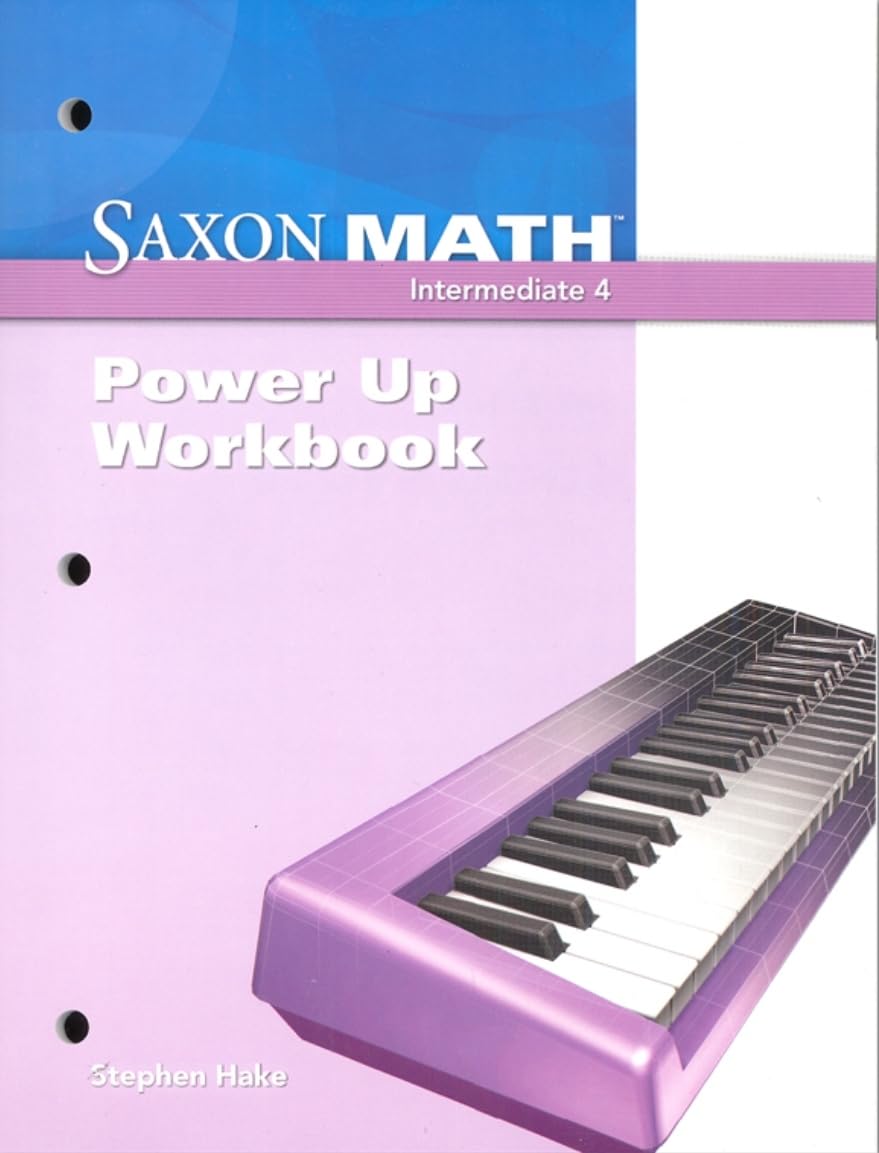 PowerUp Workbook (Saxon Math Intermediate 4),Used