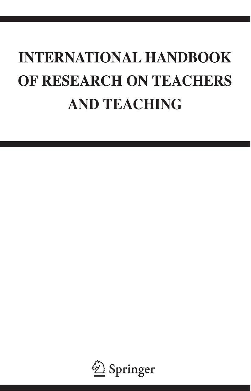 International Handbook of Research on Teachers and Teaching (Springer International Handbooks of Education, 21),Used
