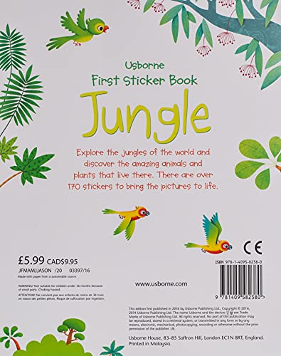 Jungle (Usborne First Sticker Book),Used