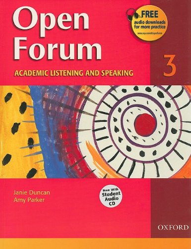 Open Forum Student Book 3: with Audio CD,Used