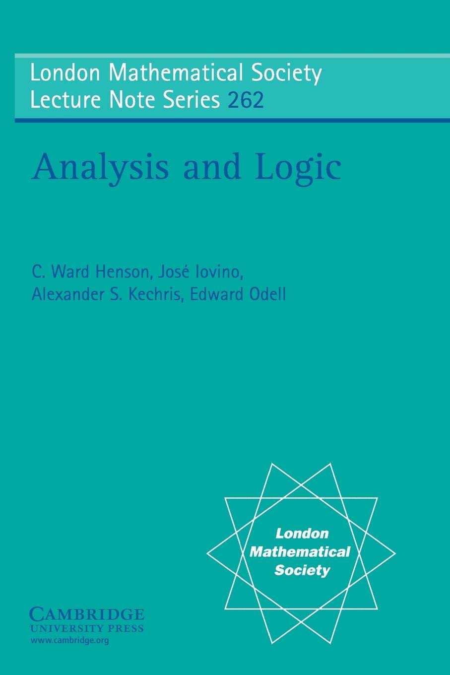 Analysis and Logic (London Mathematical Society Lecture Note Series, Series Number 262),Used