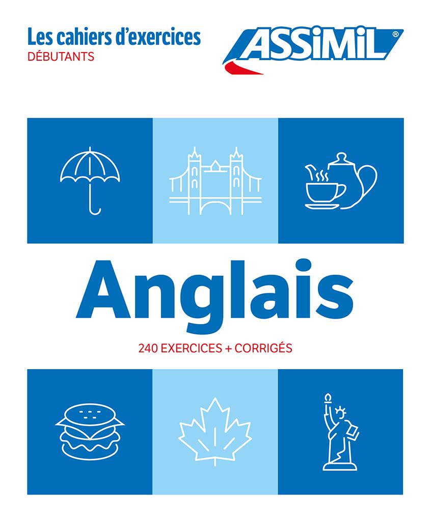 English Excercises Beginners Workbook French (French Edition),New