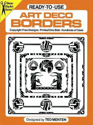 Readytouse Art Deco Borders (Dover Clip Art Readytouse),New