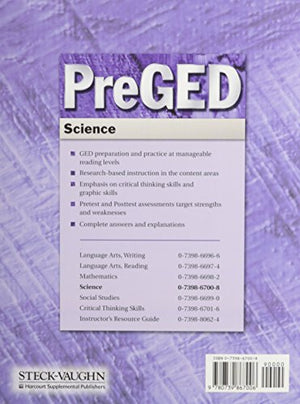 Pre Ged Science,New