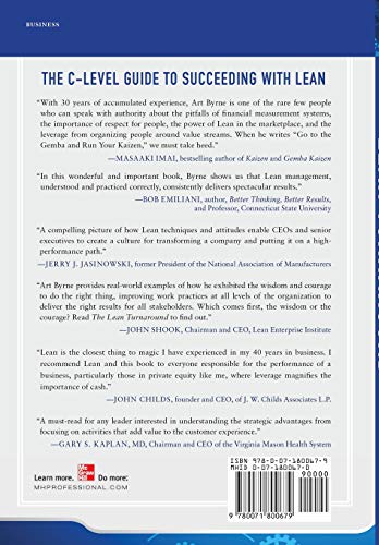 The Lean Turnaround: How Business Leaders Use Lean Principles to Create Value and Transform Their Company,New